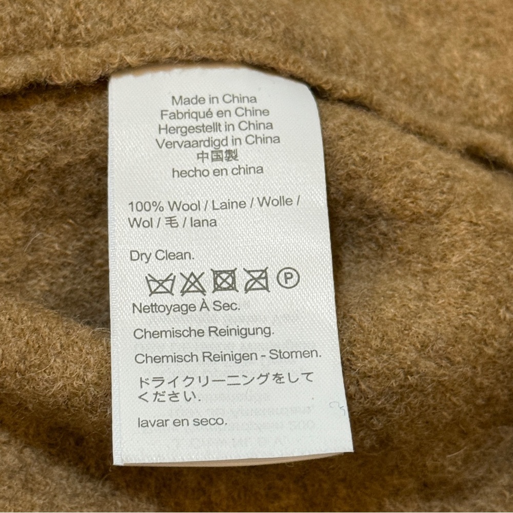 J. Crew Daphne Camel Double-Breasted Boiled Wool Top Coat - Picture 10 of 12